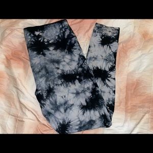 tie dye leggings
